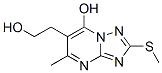 2-(Methylthio)-5-methyl-7-hydroxy[1,2,4]triazolo[1,5-a]pyrimidine-6-ethanol CAS#: 46505-35-5