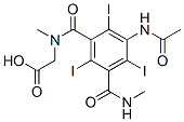 2-[N-[3-(Acetylamino)-2,4,6-triiodo-5-(methylaminocarbonyl)benzoyl]-N-methylamino]acetic acid CAS#: 49755-86-4