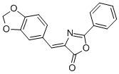 2-PHENYL-4-PIPERONYLIDENE-2-OXAZOLIN-5-ONE CAS#: 6412-89-1