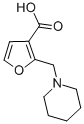2-PIPERIDIN-1-YLMETHYL-FURAN-3-CARBOXYLIC ACID CAS#: 436099-78-4
