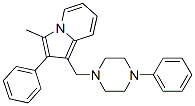 2-Phenyl-1-[(4-phenyl-1-piperazinyl)methyl]-3-methylindolizine CAS#: 58912-52-0
