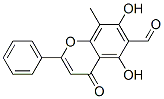2-Phenyl-4-oxo-5,7-dihydroxy-8-methyl-4H-1-benzopyran-6-carbaldehyde CAS#: 59677-74-6
