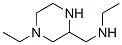 2-Piperazinemethanamine,N,4-diethyl-(9CI) CAS#: 57493-36-4