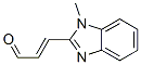 2-Propenal,3-(1-methyl-1H-benzimidazol-2-yl)-,(2E)-(9CI) CAS#: 545424-53-1