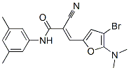 2-Propenamide,  3-[4-bromo-5-(dimethylamino)-2-furanyl]-2-cyano-N-(3,5-dimethylphenyl)- CAS#: 470685-83-7