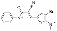 2-Propenamide,  3-[4-bromo-5-(dimethylamino)-2-furanyl]-2-cyano-N-phenyl- CAS#: 469899-70-5