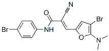 2-Propenamide,  3-[4-bromo-5-(dimethylamino)-2-furanyl]-N-(4-bromophenyl)-2-cyano- CAS#: 469894-32-4