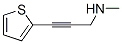 2-Propyn-1-amine, N-methyl-3-(2-thienyl)- (9CI) CAS#: 450357-06-9