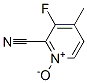 2-Pyridinecarbonitrile, 3-fluoro-4-methyl-, 1-oxide (9CI) CAS#: 500306-05-8
