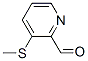 2-Pyridinecarboxaldehyde, 3-(methylthio)- (9CI) CAS#: 405175-06-6