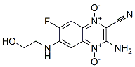 2-Quinoxalinecarbonitrile,3-amino-7-fluoro-6-[(2-hydroxyethyl)amino]-,1,4-dioxide(9CI) CAS#: 503558-45-0