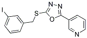 2-THIO(3-IODOBENZYL)-5-(1-PYRIDYL)-[1,3,4]-OXADIAZOLE CAS#: 478482-75-6