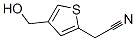 2-Thiopheneacetonitrile, 4-(hydroxymethyl)- (9CI) CAS#: 533939-49-0