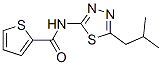 2-Thiophenecarboxamide, N-[5-(2-methylpropyl)-1,3,4-thiadiazol-2-yl]- CAS#: 59898-96-3