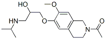 2-acetyl-1,2,3,4-tetrahydro-6-[2-hydroxy-3-[(1-methylethyl)amino]propoxy]-7-methoxyisoquinoline CAS#: 59839-39-3