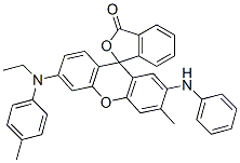 2'-anilino-6'-[ethyl(p-tolyl)amino]-3'-methylspiro[isobenzofuran-1(3H),9'-[9H]xanthene]-3-one CAS#: 59129-79-2