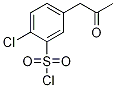 2-chloro-5-(2-oxopropyl)benzene-1-sulfonyl chloride CAS#: 593960-71-5