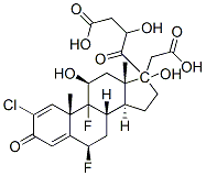 2-chloro-6beta,9-difluoro-11beta,17,21-trihydroxypregna-1,4-diene-3,20-dione 17,21-di(acetate) CAS#: 59047-08-4