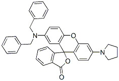 2'-(dibenzylamino)-6'-pyrrolidinylspiro[isobenzofuran-1(3H),9'-[9H]xanthene]-3-one CAS#: 55772-83-3
