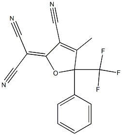 2-dicyanoMethylene-3-cyano-4-Methyl-5-phenyl-5- trifluoroMethyl-2,5-dihydrofuran CAS#: 436097-14-2