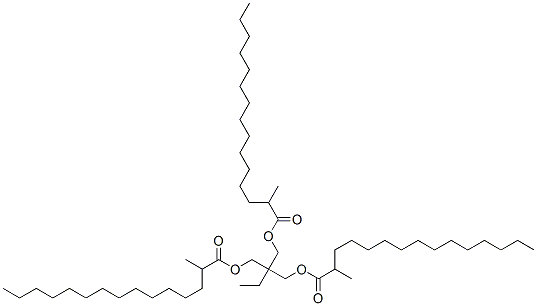2-ethyl-2-[[(2-methyl-1-oxopentadecyl)oxy]methyl]propane-1,3-diyl bis(2-methylpentadecanoate) CAS#: 53896-07-4
