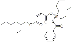 2-ethylhexyl 4-[[(benzoylthio)dibutylstannyl]oxy]-4-oxoisocrotonate CAS#: 5762-18-5