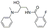 2-fluoro-N-[2-hydroxy-3-(methylphenylamino)propyl]benzamide CAS#: 59772-70-2
