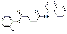 (2-fluorophenyl) 4-(naphthalen-1-ylcarbamoyl)butanoate CAS#: 5768-71-8