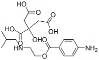 2-(isobutylamino)ethyl p-aminobenzoate, citrate CAS#: 51147-01-4