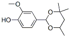 2-methoxy-4-(4,4,6-trimethyl-1,3-dioxan-2-yl)phenol CAS#: 52514-66-6