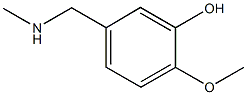 2-methoxy-5-[(methylamino)methyl]phenol CAS#: 54542-57-3