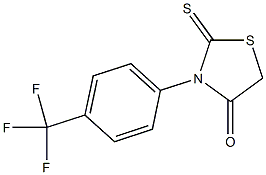 2-thioxo-3-[4-(trifluoromethyl)phenyl]-1,3-thiazolidin-4-one CAS#: 57669-54-2