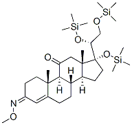 (20R)-17,20,21-Tris(trimethylsiloxy)-3-(methoxyimino)-pregn-4-en-11-one CAS#: 57325-72-1