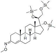 (20S)-17,20,21-Tris(trimethylsiloxy)pregn-4-en-3-one O-methyl oxime CAS#: 57325-74-3