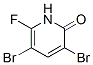 2(1H)-Pyridinone, 3,5-dibromo-6-fluoro- CAS#: 55406-17-2