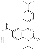 2(1H)-QUINAZOLINONE, 1-(1-METHYLETHYL)-4-[4-(1-METHYLETHYL)PHENYL]-6-(2-PROPYN-1-YLAMINO)- CAS#: 478963-46-1