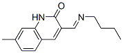 2(1H)-Quinolinone,3-[(butylimino)methyl]-7-methyl-(9CI) CAS#: 586986-37-0