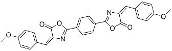 2,2'-(1,4-phenylene)bis[4-[(4-methoxyphenyl)methylene]oxazol-5(4H)-one] CAS#: 51202-86-9