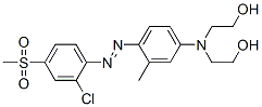 2,2'-[[4-[[2-chloro-4-(methylsulphonyl)phenyl]azo]-3-methylphenyl]imino]bisethanol CAS#: 6659-76-3