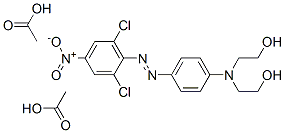 2,2'-[[4-[(2,6-Dichloro-4-nitrophenyl)azo]phenyl]imino]bisethanol diacetate CAS#: 55619-17-5