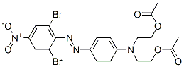 2,2'-[[4-[(2,6-dibromo-4-nitrophenyl)azo]phenyl]imino]bisethyl diacetate CAS#: 55619-18-6