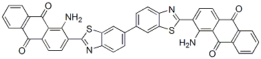 2,2'-(6,6'-Bibenzothiazole-2,2'-diyl)bis(1-amino-9,10-anthraquinone) CAS#: 6370-86-1