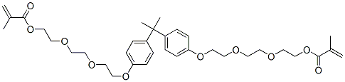 2,2-Bis[4-[9-(methacryloyloxy)-1,4,7-trioxanonane-1-yl]phenyl]propane CAS#: 56744-46-8