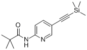 2,2-DIMETHYL-N-(5-TRIMETHYLSILANYLETHYNYL-PYRIDIN-2-YL)-PROPIONAMIDE CAS#: 470463-43-5