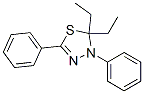 2,2-Diethyl-2,3-dihydro-3,5-diphenyl-1,3,4-thiadiazole CAS#: 53067-48-4