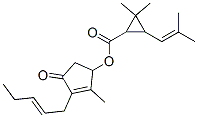 2,2-Dimethyl-3-(2-methyl-1-propenyl)cyclopropane-1-carboxylic acid 2-methyl-4-oxo-3-(2-pentenyl)-2-cyclopenten-1-yl ester CAS#: 5777-73-1
