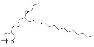 2,2-Dimethyl-4-[[[2-(2-methylpropoxy)hexadecyl]oxy]methyl]-1,3-dioxolane CAS#: 56256-30-5