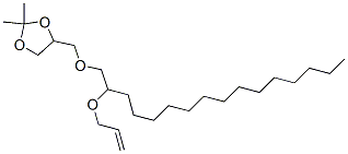 2,2-Dimethyl-4-[[[2-(2-propenyloxy)hexadecyl]oxy]methyl]-1,3-dioxolane CAS#: 56256-32-7
