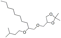 2,2-Dimethyl-4-[[[2-(3-methylbutoxy)decyl]oxy]methyl]-1,3-dioxolane CAS#: 56256-31-6