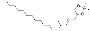 2,2-Dimethyl-4-[[(2-methylhexadecyl)oxy]methyl]-1,3-dioxolane CAS#: 56600-20-5